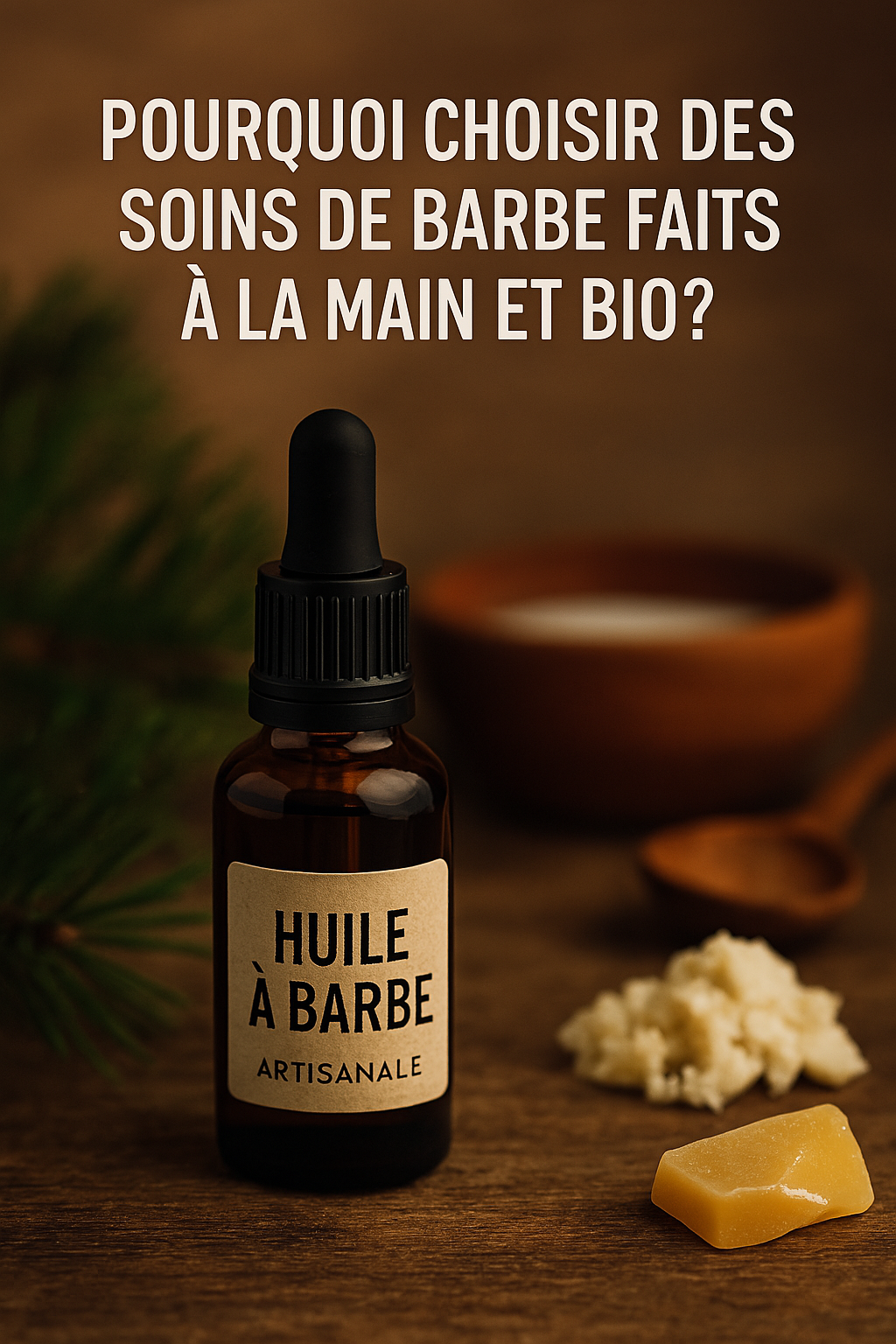 Pourquoi utiliser des produits à barbe faits à la main et biologiques?