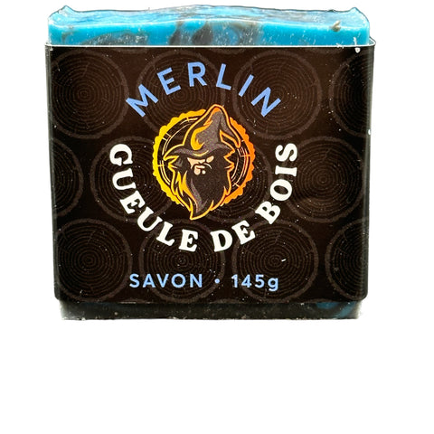 Savon à barbe bio Merlin, soin enchanteur – Créations Gueule de Bois.