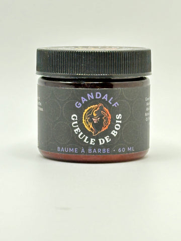 Baume à barbe bio Gandalf, hydratant et parfum intense – Créations Gueule de Bois.
