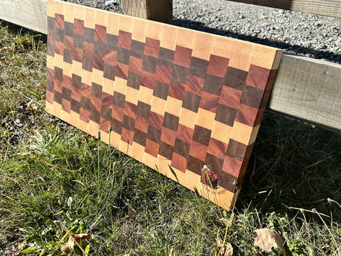 Bloc de boucher artisanal en bois massif - Créations Gueule de Bois