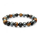 Bracelet artisanal Sentinelle des Ombres - Créations Gueule de Bois