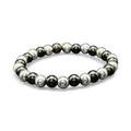 Bracelet - Voie du Silencieux (Obsidienne & Hématite)