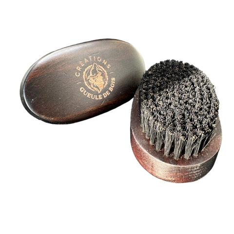 Brosse à barbe poils de sanglier naturels - Créations Gueule de Bois