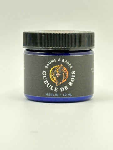 Baume à barbe bio Merlin, hydratant et parfum enchanteur – Créations Gueule de Bois.