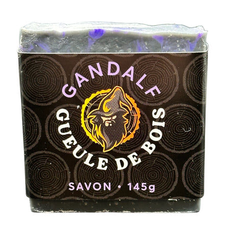 Savon à barbe bio Gandalf, parfum intense et purifiant – Créations Gueule de Bois.