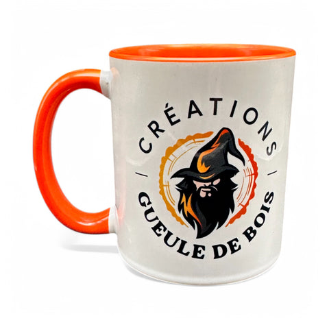 Tasse à café double logo Gueule de Bois - Créations Gueule de Bois